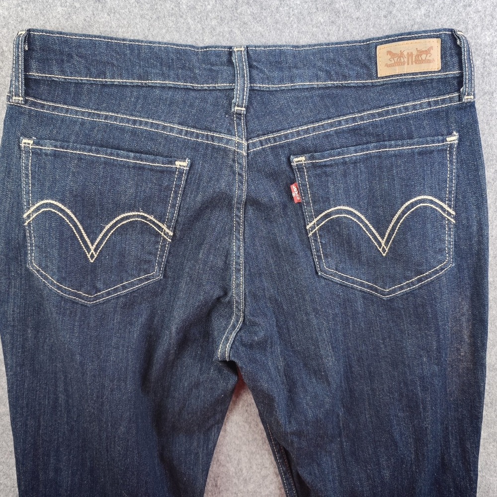 Levis 518 Superlow Jeans‎ Women's 30x30 Bootcut Dark Wash Mid Rise (33x30) - Picture 11 of 13